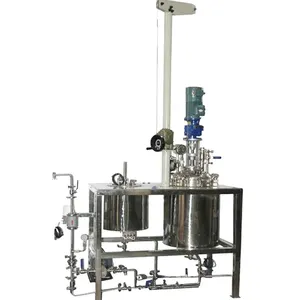 Escala de laboratorio de 50L, Reactor de pirólisis de plástico para combustible, destilación de aceite diésel