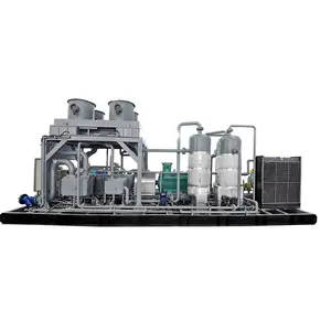 90KW Flow 8Nm 3/min compressori industriali a Gas naturale scarico pressione di ingresso atmosferico 150Bar compressore a pistone CNG in vendita
