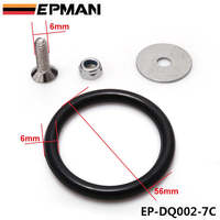 EPMAN Rondelles de fixation rapide pour pare-chocs et couvercles de coffre de voiture - Fixations en aluminium style JDM EP-DQ002