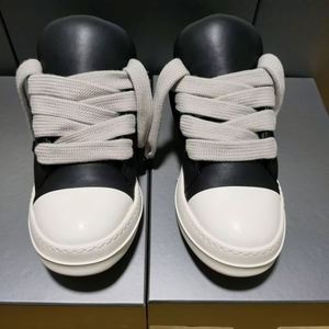 OEM High Quality Men's Luxury Black PU Upper Jumbo-Lace Sneakers <b>Big</b> Lace All-Season EVA Midsole Outsole Lining Pu Made in China - Product Image 5