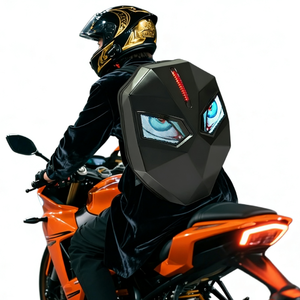 LED Motorcycle Riding Knight <b>Backpack</b>, APP Programmable Cycling Bag, Travel and Camping Storage Bag, Factory New Arrival LED Bag - Product Image 1