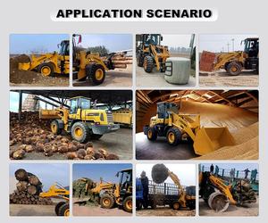 Chargeuse sur pneus miniature LUGONG T938, chargeuse sur pneus articulée de 2 tonnes, petite chargeuse sur pneus, engin de terrassement - Product Image 5