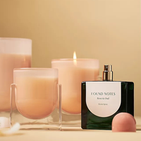 Ensemble cadeau de bougies de soja romantiques à label privé de luxe en gros, parfum d'huile parfumée pour les fêtes, les bars, le ramadan