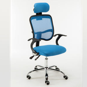 Silla de oficina moderna multifuncional con respaldo alto, silla giratoria, silla de malla elevadora de tela - Product Image 3