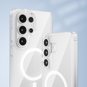 Custodia Magnetica Anti-ingiallimento Antiurto Trasparente per <span class=keywords><strong>Samsung</strong></span> S26 Ultra, Cover Trasparente per Galaxy S23 S24 S25 - Product Image 6