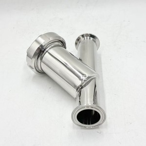 Colador/filtro tipo <span class=keywords><strong>Y</strong></span> de <span class=keywords><strong>1</strong></span>-4 pulgadas Tri Clamp End 304/316L Acero inoxidable - Product Image 2