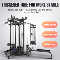 Machine professionnelle multifonctionnelle pour salle de sport et usage domestique, équipement de fitness, trainer croisé 5 stations