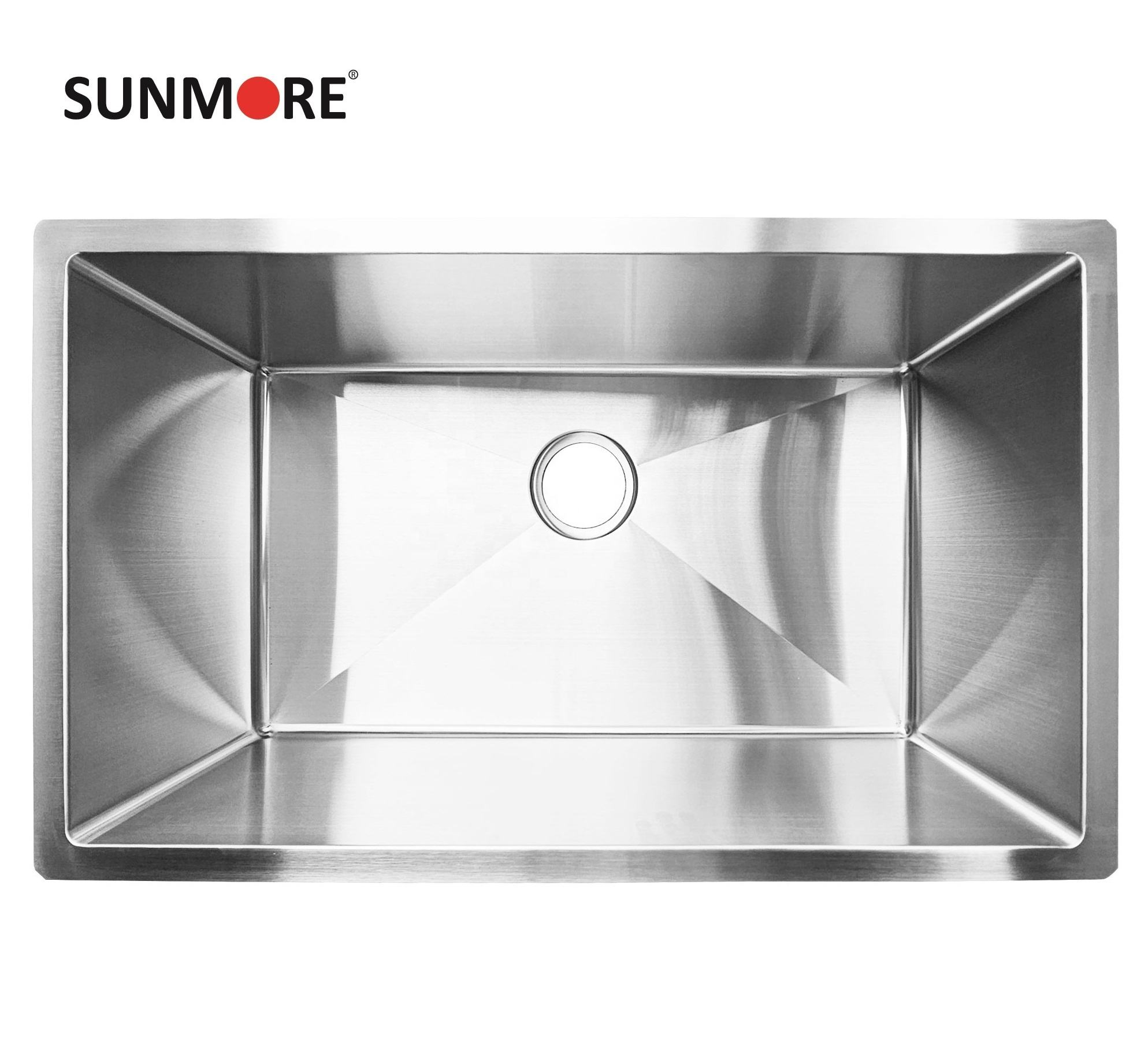 Modern Stainless Steel Kitchen Sink Bowl Single Bowl Anti Rust Durable Kitchen Sink Wholesale