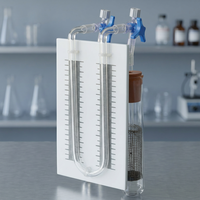 ADITYA ASTM pour Appareil de Respirométrie en Verre avec Manomètre en U, Échelle de Mesure, Précision de 0,5 % pour Utilisation en Laboratoire