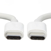 Câble de charge rapide de Type C à Type C mâle PD 100W 20V 5A pour ordinateur portable Audio vidéo