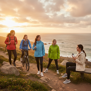 Giacca a vento reversibile da donna modello di marca Fang 25533D varie taglie e colori per l'acquisto all'ingrosso - Product Image 3