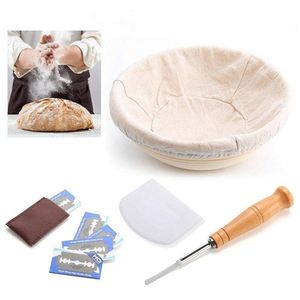 Brotformen und -schaber aus Silikon: Runde Silikon-Brotform, Sauerteig-Schaber, Silikon-Schaber, Sauerteig für Zuhause, Gläser-Sets, Laib - Product Image 5