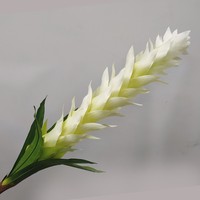 Bunga Lily Jahe Buatan Grosir, Tangkai Tunggal untuk Dekorasi Pernikahan, Festival, Hotel, dan Rumah