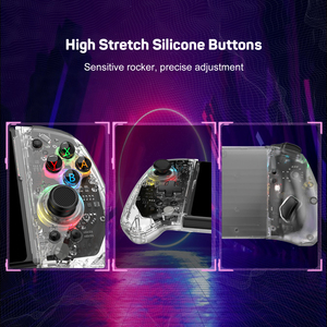 Linyuvo trong suốt có dây điều khiển với cao Stretch Silicone nút cho <span class=keywords><strong>switch</strong></span>/<span class=keywords><strong>Switch</strong></span> OLED - Product Image 3