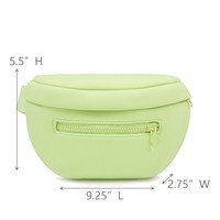 Sac banane personnalisé, sac bandoulière, sac de taille, sac ceinture en néoprène, avec logo personnalisé, vente en gros, fabricant OEM, imperméable