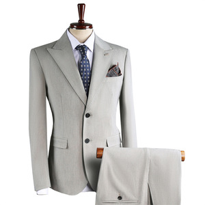 Completo da Uomo di Lusso Whale Lion, Resistente alle Pieghe, Monopetto <span class=keywords><strong>con</strong></span> Perline, per Sposi e Cerimonie, Professionale - Product Image 3