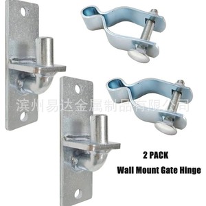 Bisagras de Puerta de Montaje en Pared Eda, Hierro Galvanizado, 2 Orificios, Montaje Superficial, Antioxidante, Bisagra Industrial para Muebles - Product Image 5