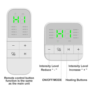 Drahtlose <span class=keywords><strong>TENS</strong></span>-Einheit mit Fernbedienung 8 Modi Elektronisches Muskelstimulator-Massage gerät zur Linderung von Rückens ch ulter, Nacken, Fuß, Knies ch merzen - Product Image 6