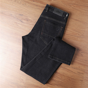 Jeans haut <span class=keywords><strong>de</strong></span> gamme pour hommes, coupe droite, pour le printemps et l'automne, nouvelle collection 2026, élastiques, décontractés, longs, production d'usine - Product Image 2