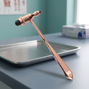 Marteau réflexe manuel en or rose, léger, instrument chirurgical orthopédique, classe I, certifié CE - Product Image 2