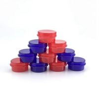 Mini pot à couvercle rabattable en plastique de 1g, 3g, 5g, 10g, boîte à charnière pour cosmétiques, conteneur d'emballage alimentaire de qualité alimentaire