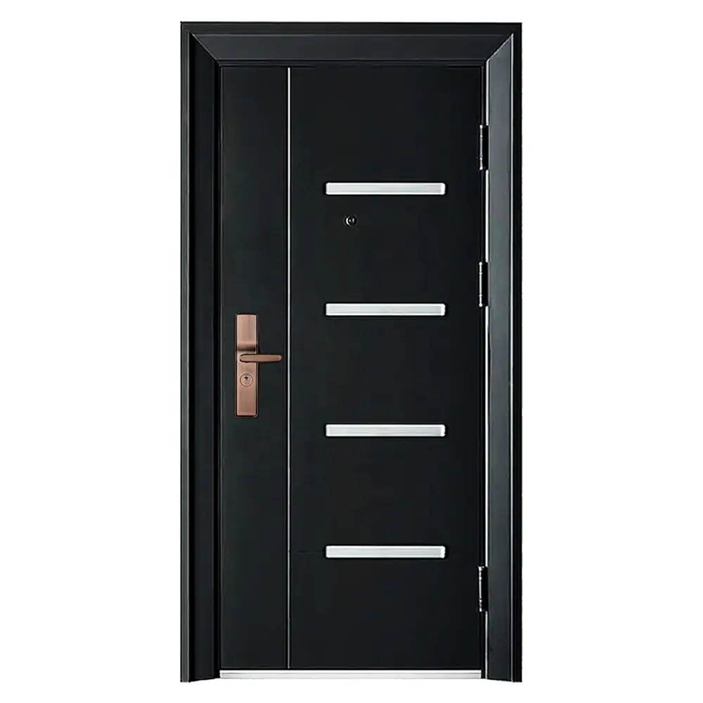 Modern Hot selling design steel door front exterior security door for home
