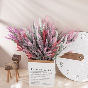 Bouquet de fleurs artificielles CallaFloral en plastique rouge, violet, rose, décoration de mariage à domicile, style INS - Product Image 1
