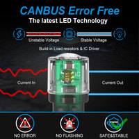 NAO-bombilla LED CANBUS W5W T10, sin Error, 5W5, 12V, 24V, 5W, 750Lm, luz lateral Interior del coche, superbrillante, 194, 3030 SMD, blanco, ámbar, Rojo
