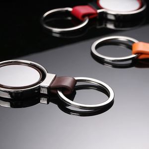 Porte-clés personnalisé rotatif en métal avec mousqueton, impression UV intégrale, porte-clés de luxe par sublimation - Product Image 3