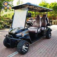 Voiturette de golf électrique, prix usine Guangzhou, mini-voitures avec sac de golf, 2 places, voiturette de golf personnalisée, petit buggy de plage, moteur 4000W, 70 km/h