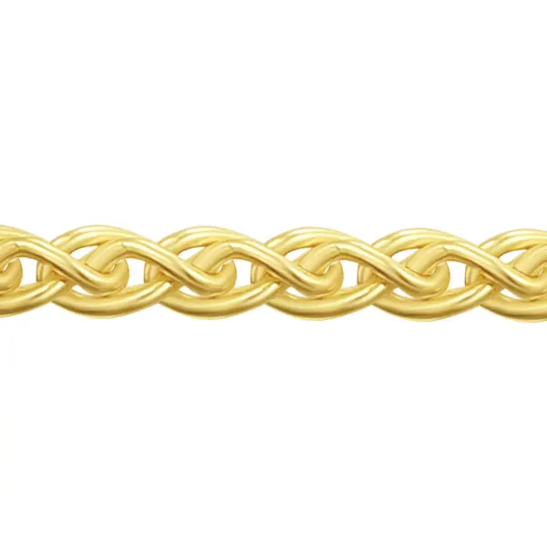 Thời trang lúa mì chuỗi 14k số lượng lớn spool cho trang sức vĩnh viễn làm vòng đeo tay Vòng cổ vàng đầy chuỗi dây