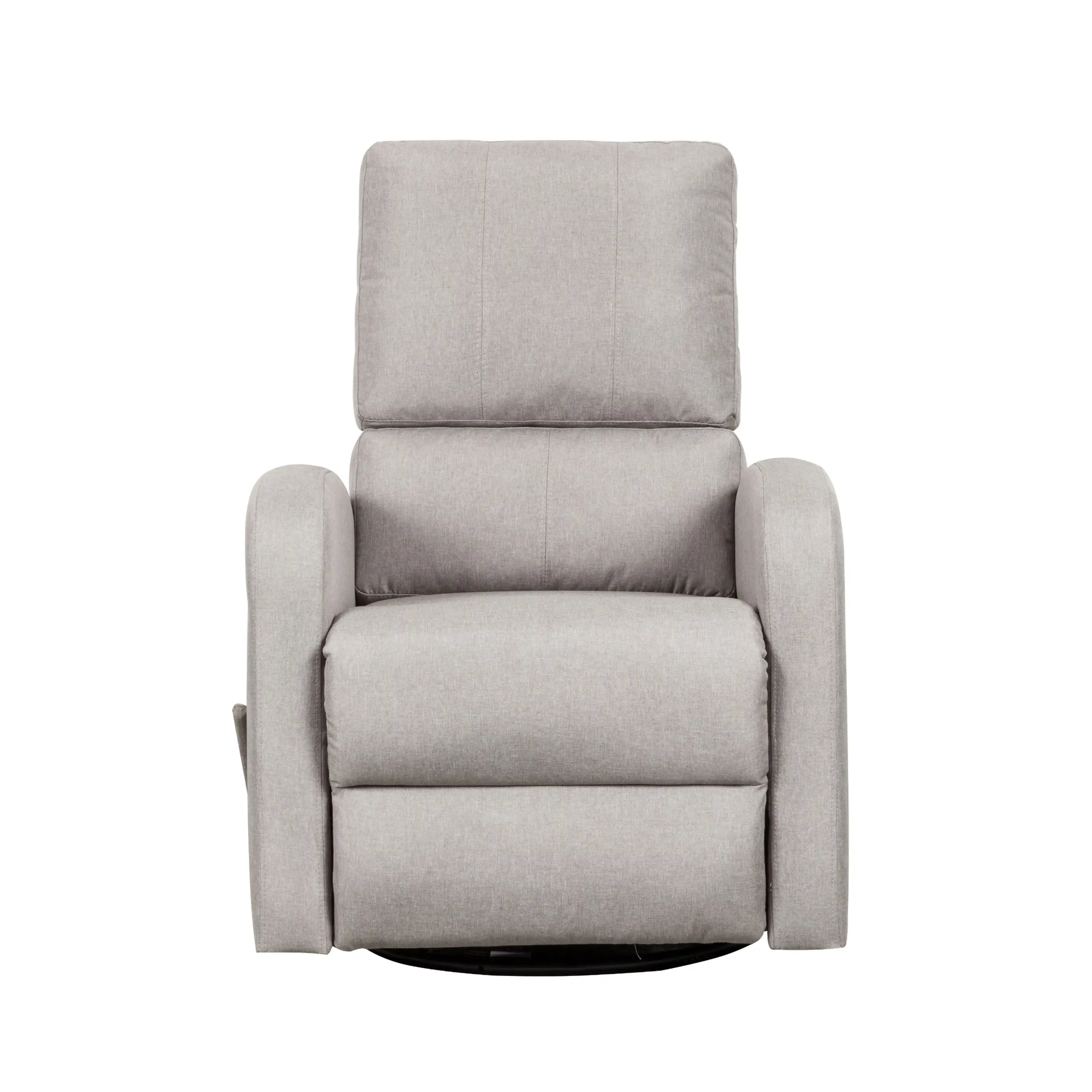 Fauteuil de salon inclinable en tissu KD portatif, chaise pivotante, avec port USB, nouveau design moderne, pour salon