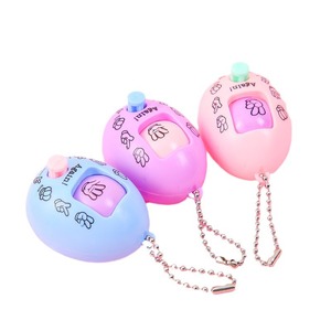 Rock Paper Scissors Toy <b>Egg</b> Cartoon Keychain 4x5.5Cm <b>Plastic</b> Kids Gift - Product Image 5