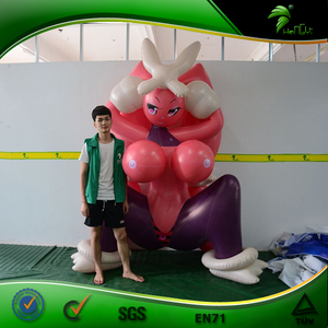 ตุ๊กตายางเป่าลมรูปตัวละครอนิเมะญี่ปุ่น Hongyi รุ่น Squeaky Inflatable Lopunny หน้าอกใหญ่ - Product Image 1