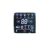 Goldenvision Panel sentuh kapasitif Panel layar LCD transmisi negatif VA kecil dengan layar monokrom