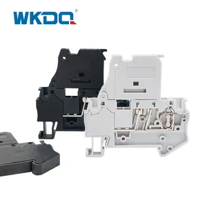 JST 4-HESI DIN Rail Mount สปริงกรงฟิวส์เทอร์มินัลบล็อกด้วยระดับการตัดการเชื่อมต่อ