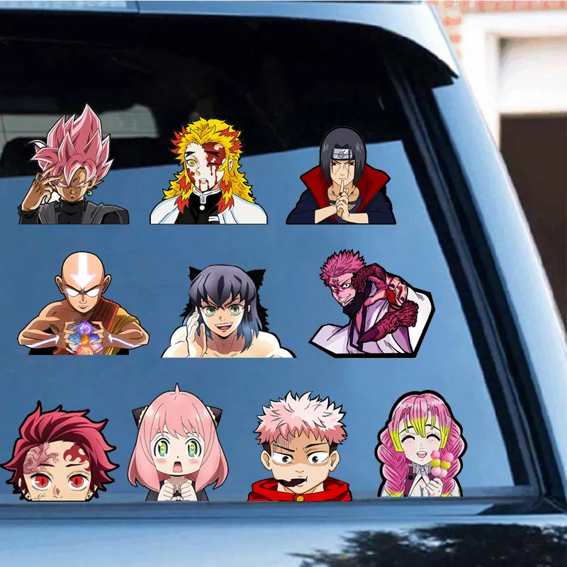 1000 disegni OP adesivi che cambiano Anime Motion Stickers 3D rufy decalcomanie autoadesive 3D lenticolare Anime Motion Car Stickers