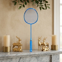 Raquette de badminton en carbone ultra-légère haute tension, conçue pour les entraînements professionnels, parfaite pour l'entraînement sportif et l'athlétisme.