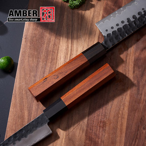 Cuchillo de Cocina Japonés Forjado a Mano de 7 Pulgadas, Acero con Alto Contenido de Carbono AUS10, Cuchillo para Verduras, Cuchillo de Chef en <span class=keywords><strong>Venta</strong></span> - Product Image 6
