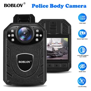 Boblov KJ21 8H Battery 30FPS 1296P Video Recorder Mini Digit Spi Der Hid Den Cam 2 Inch Monitor Body Worn Camera For Phone PC