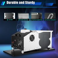 Profession elle 3000W vertikale Rauch nebel maschine DMX512 Boden nebel mit Trockeneis-Projektions lichtern