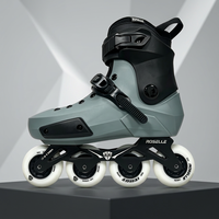 Patins à roulettes de slalom professionnel EACH pour adultes, hommes, patins en ligne en PU, cadre en alliage d'aluminium