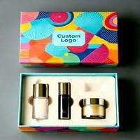 Boîtes rigides écologiques en papier kraft vert, faites à la main, avec design personnalisé, pour cosmétiques, avec estampage à chaud en feuille d'or et aluminium, pour fard à joues
