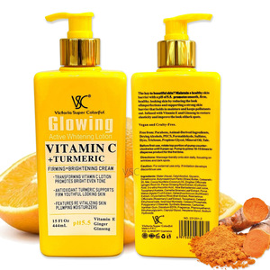 Lotion corporelle à la vitamine C et au curcuma la plus vendue. Contient de l'acide ascorbique - Éclaircit le teint. Hydratation douce. 444 ml. - Product Image 5