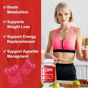 Gomitas de Vinagre de Sidra de Manzana Personalizables, Naturales y Bajas en Grasa para el Control del Peso, Apoyo al Bienestar Digestivo, Dulces de Vinagre de Sidra de Manzana - Product Image 6