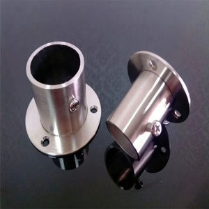 304ステンレス鋼フランジベース衣類ラック用カーテンロッド乾燥ラックDIYアクセサリー管状ブラケット直径19 22 25 32mm - Product Image 5