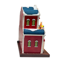 Vente en gros : Jouet de Noël lumineux LED amusant et tendance, avec musique, porte qui s'ouvre et se ferme, couleur rouge
