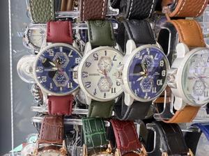 Orologio Cronografo da Uomo Hyf A216, Cassa in Acciaio Inossidabile, Cinturino in Pelle, Quadrante Blu Rotondo, Orologio Smart alla Moda - Product Image 3