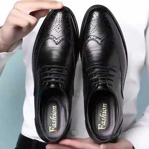 Chaussures Richelieu en cuir pour homme, grande taille, style britannique, pour l'été, perforées, design ajouré, pour tenue d'affaires formelle - Product Image 2