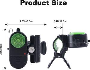 ไฟ LED ระบบอิเล็กทรอนิกส์สำหรับจับปลาคาร์พ,ชุดสัญญาณเตือนแบบมีเสียงเตือนสำหรับจับ<span class=keywords><strong>ปลา</strong></span><span class=keywords><strong>กัด</strong></span> - Product Image 5